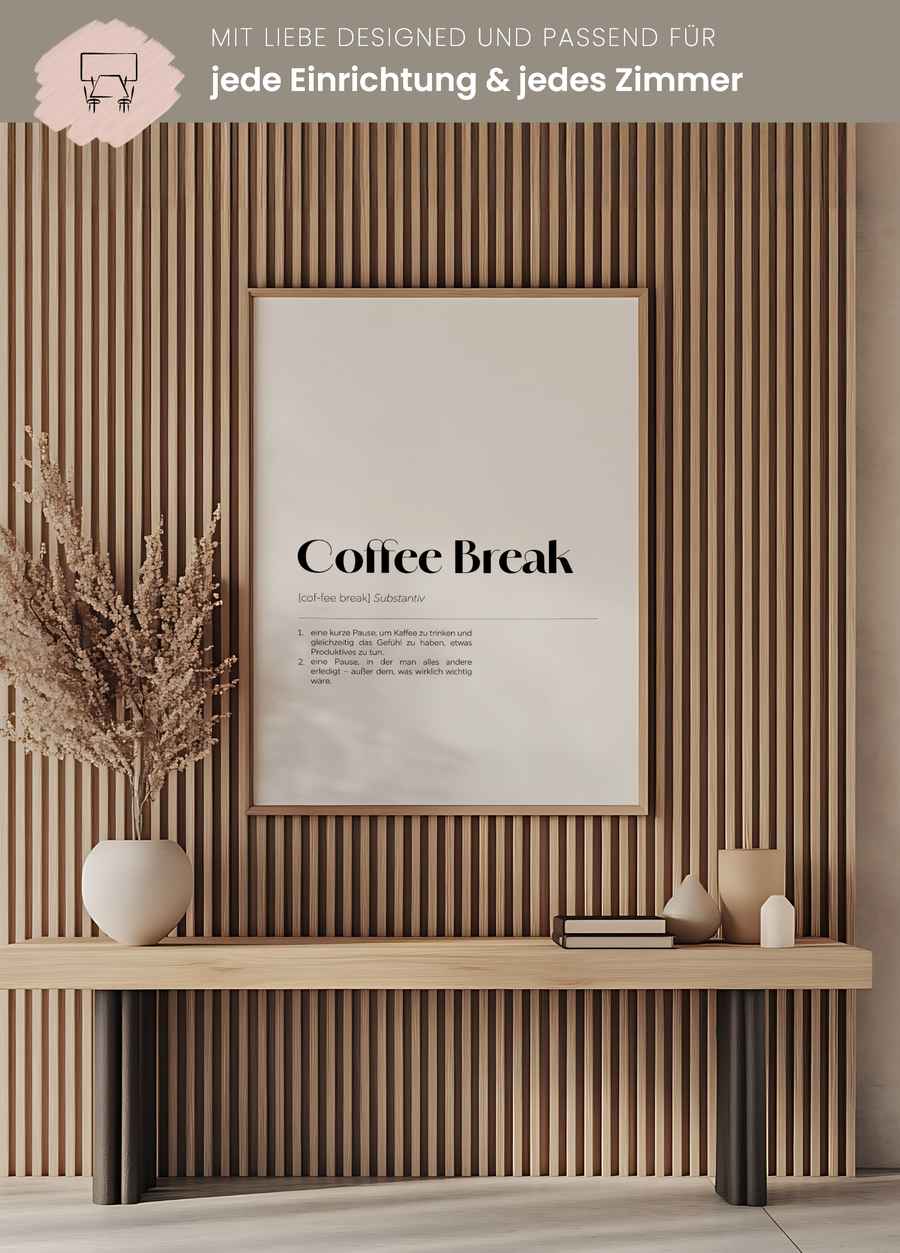 Coffee Break Poster für dein HO