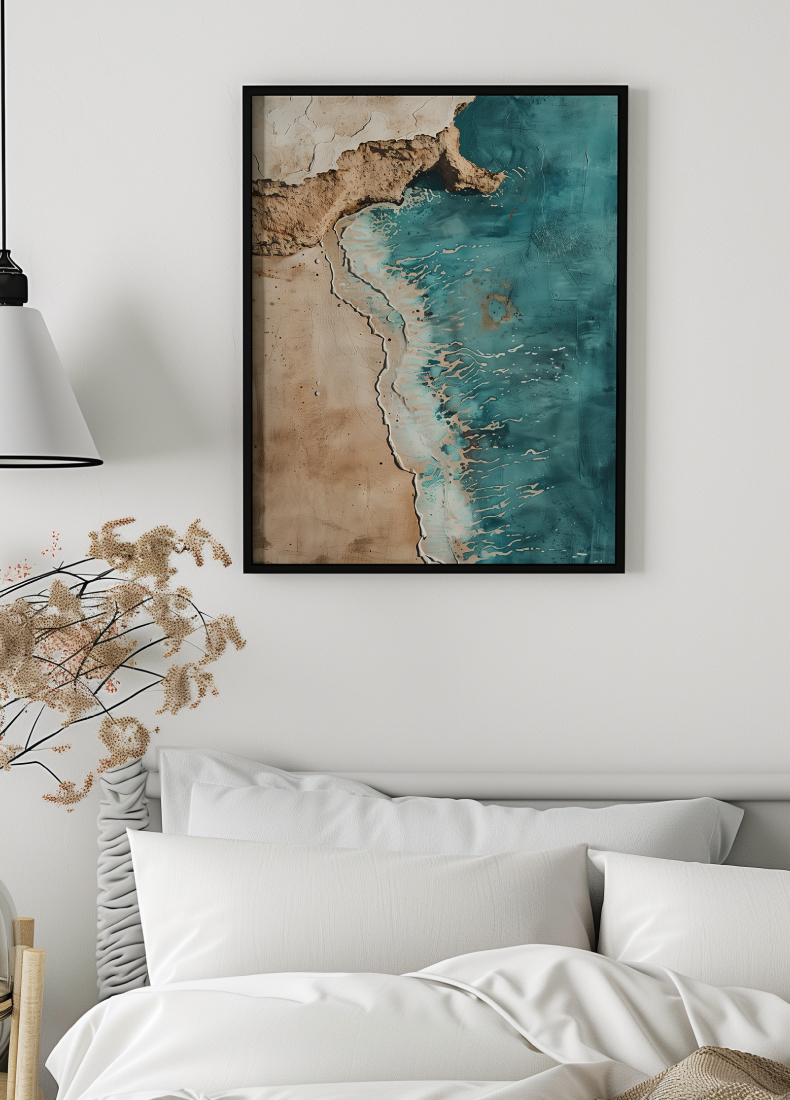 Poster | "Mediterraner Strand" (Szene 1)