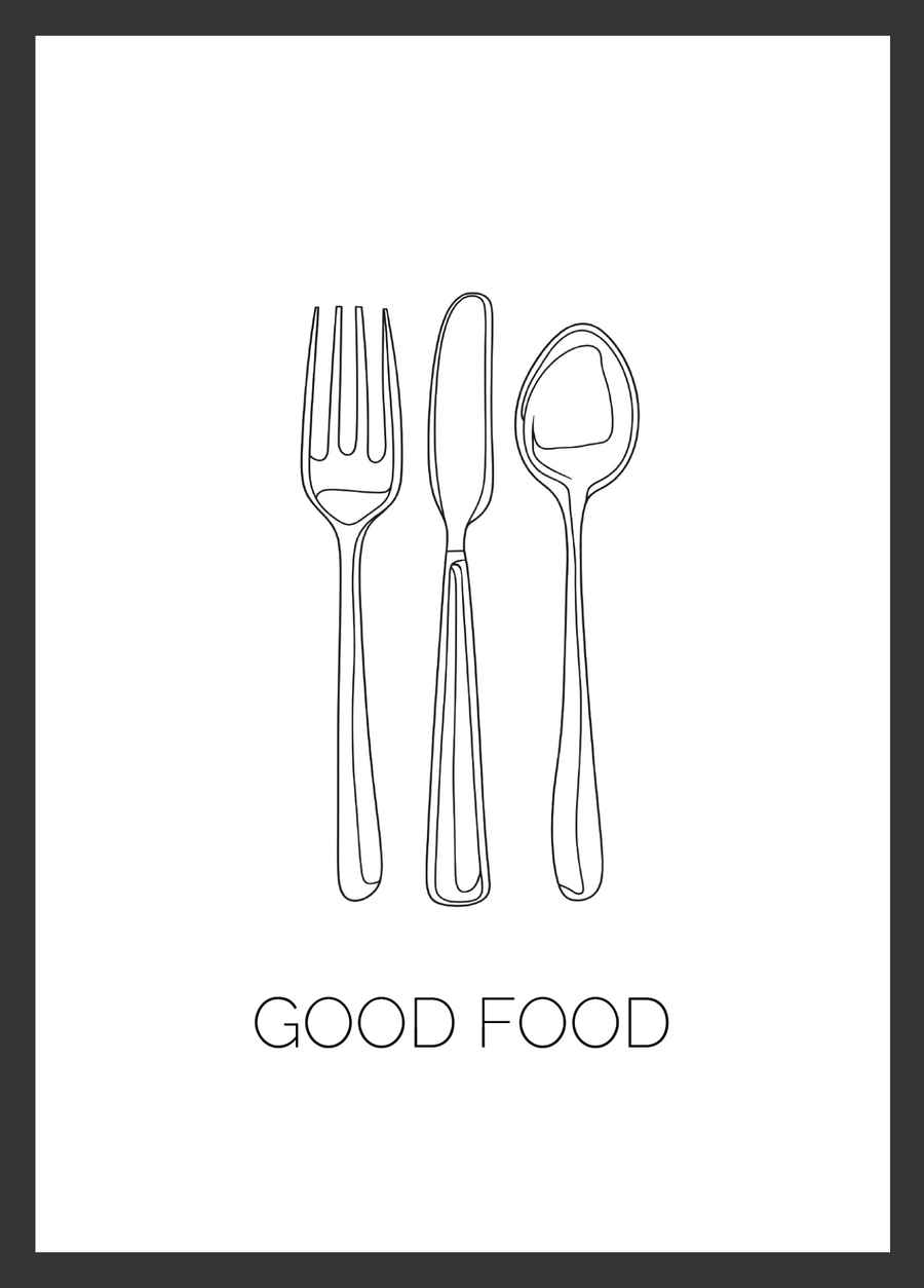 Good Food Poster