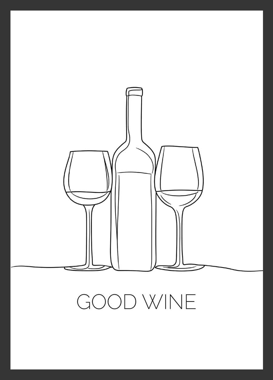 Good Wine Poster