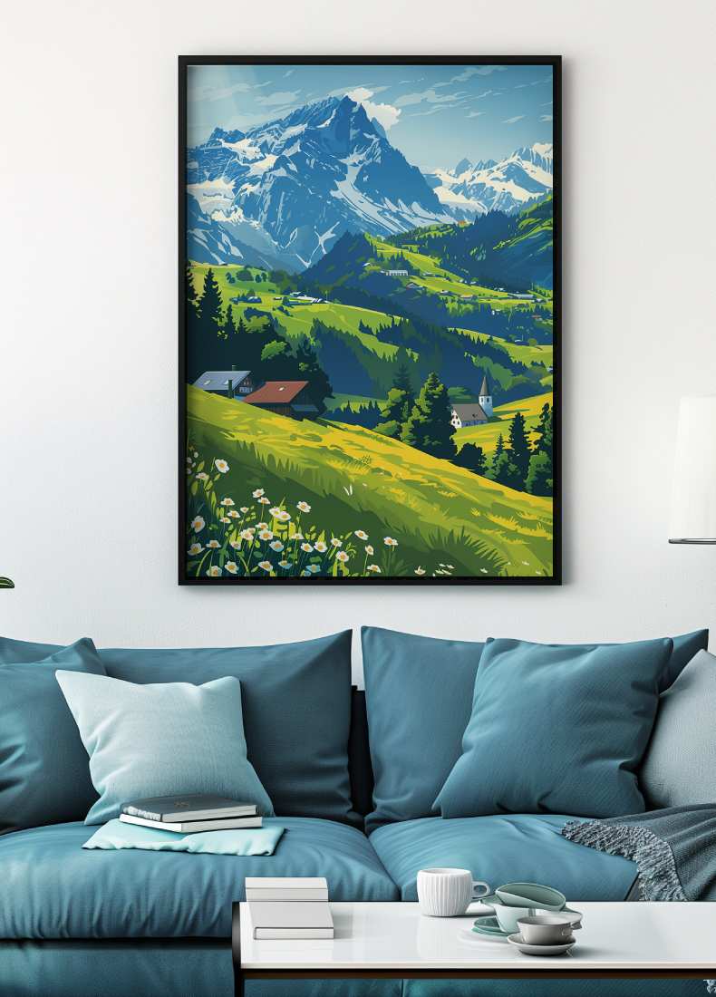 Poster | "Allgäu Berge" (Szene 1)