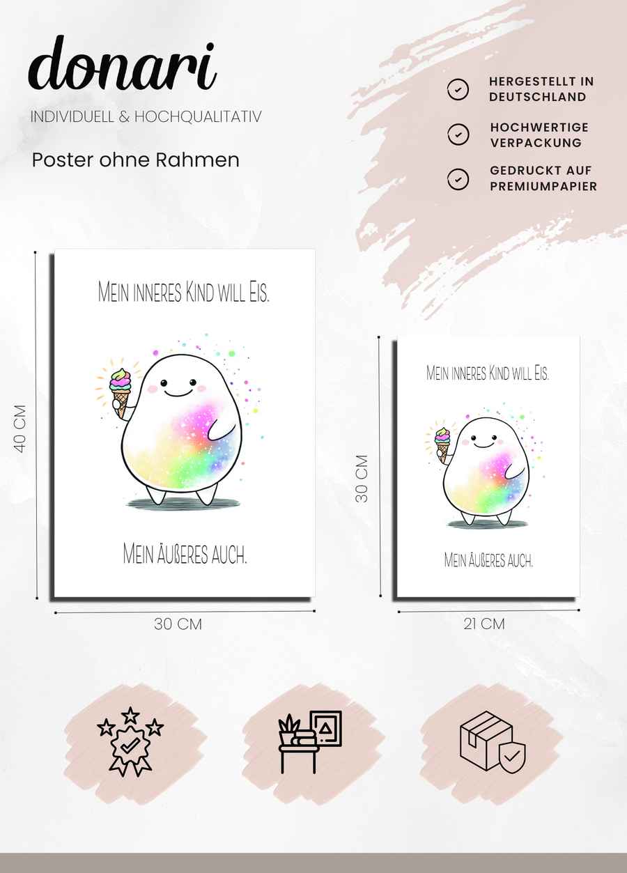 Mein inneres Kind will Eis Poster Details