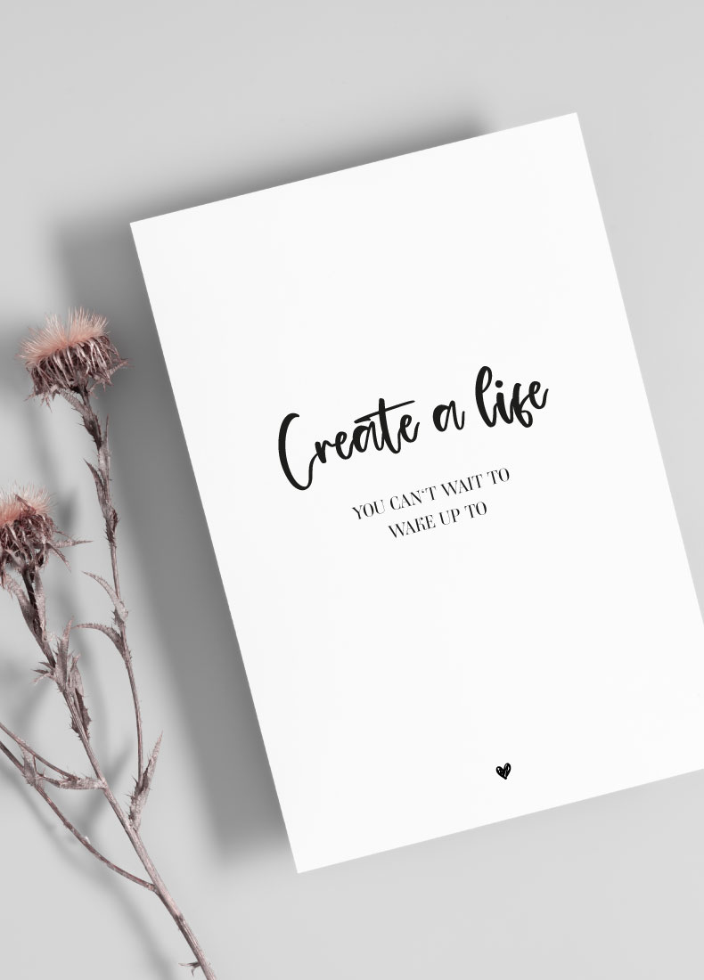 Donari Postkarte create a life Szene