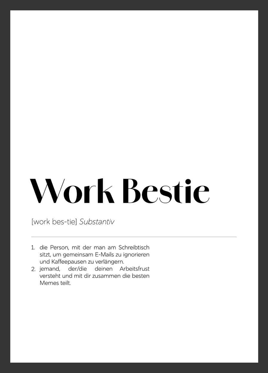 Work Bestie Poster