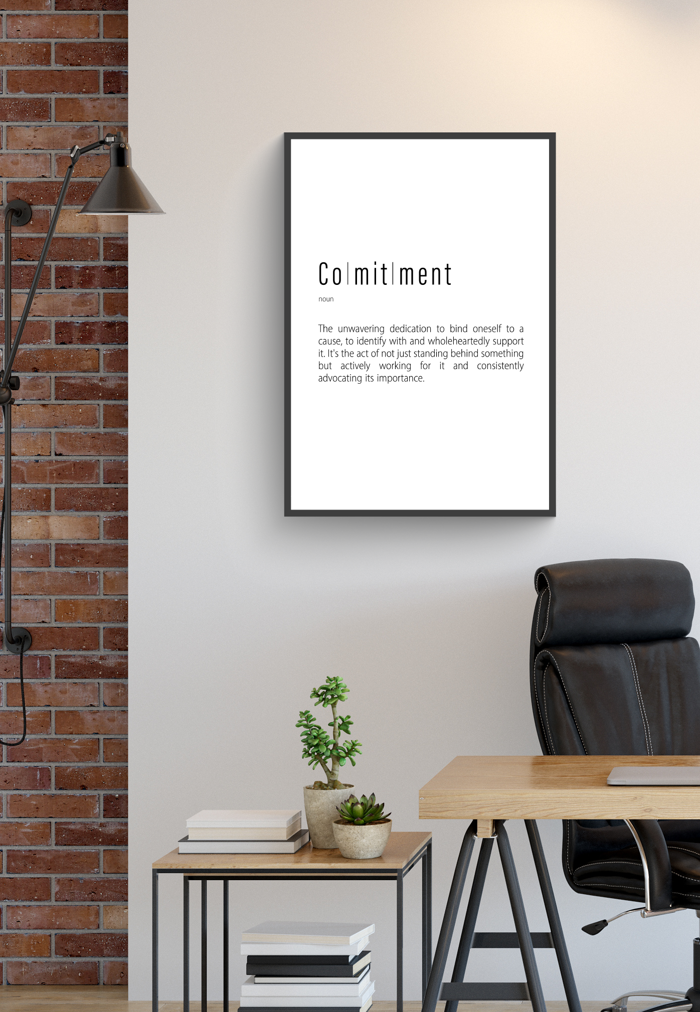 Poster - Commitment (Szene) 