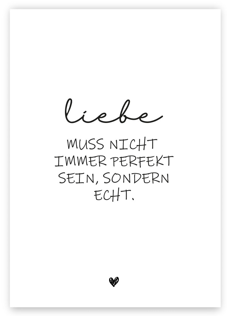 Postkarte Thema Liebe