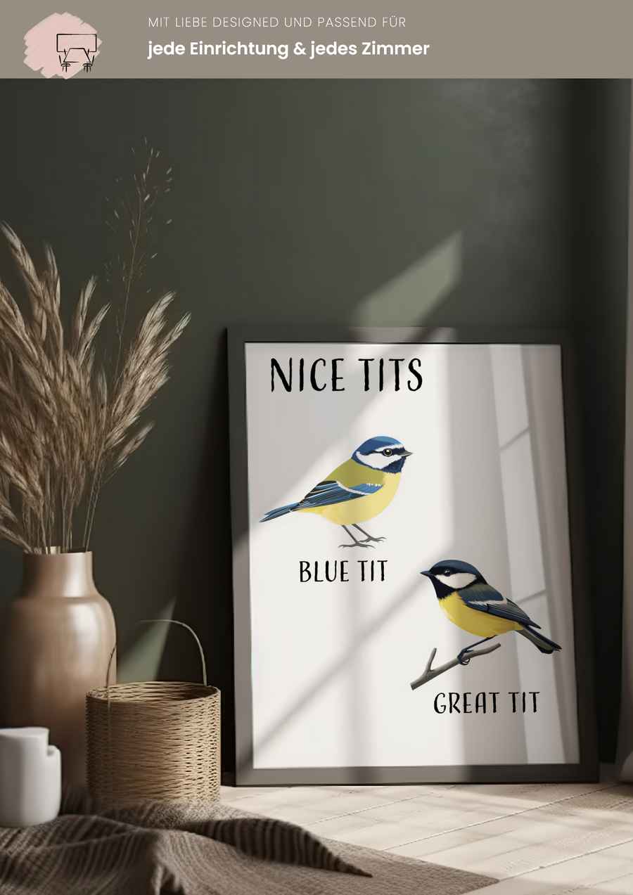 Nice Tits Poster für dein Wohnzimmer