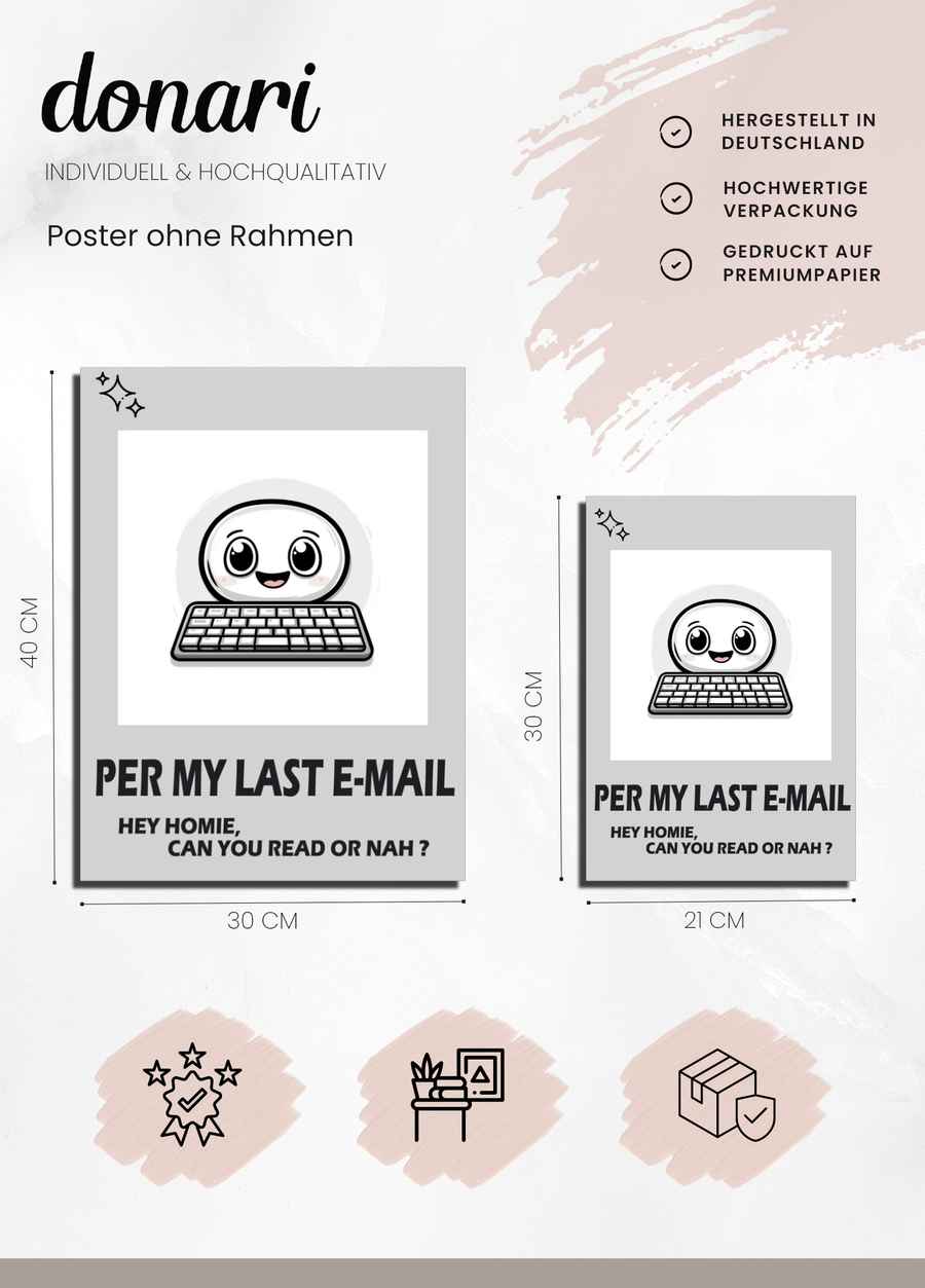 Per My Last E-Mail – Can You Read or Nah? Poster Details