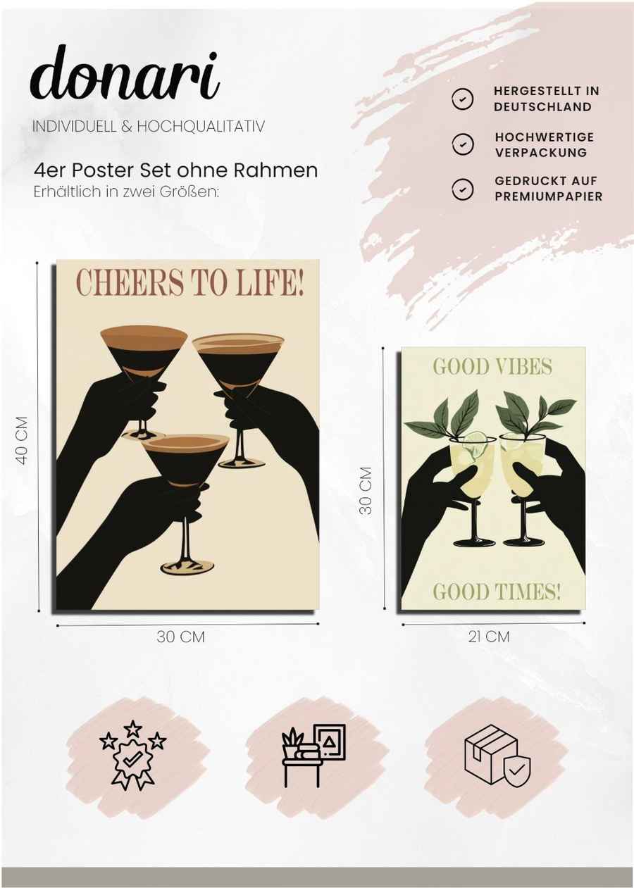 Cheers Collection Poster Set Details