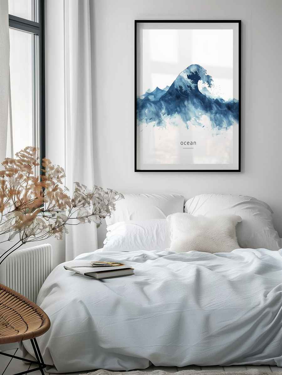 Ozean Illustration Wohnzimmer