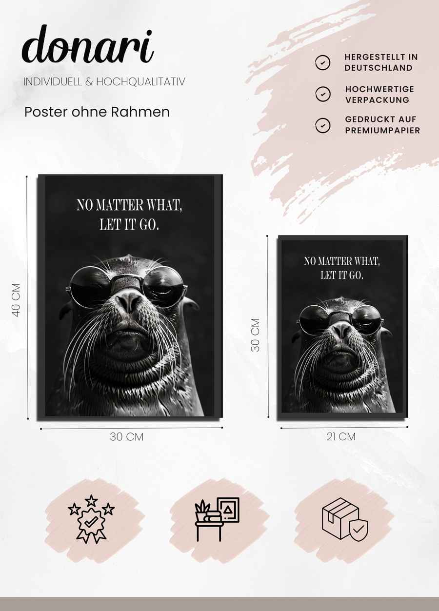 No Matter What, Let It Go. Robbe Poster Details