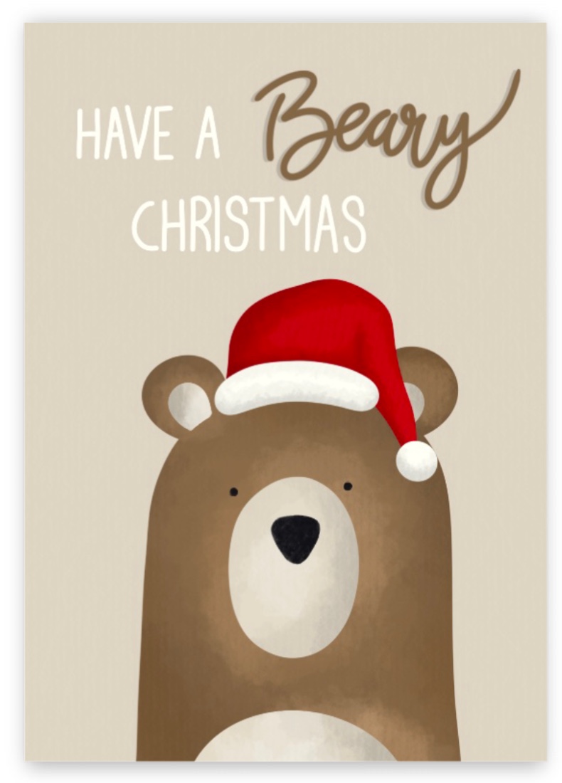 Have A Beary Christmas - Vorderseite 