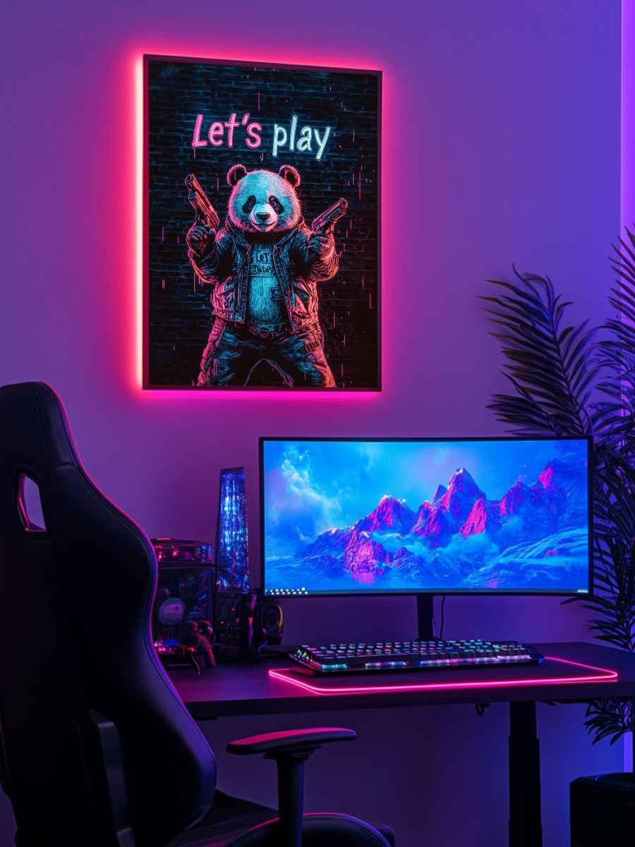 Let's Play Panda Poster