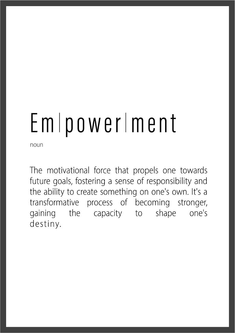 Poster - Empowerment (Rahmen) 