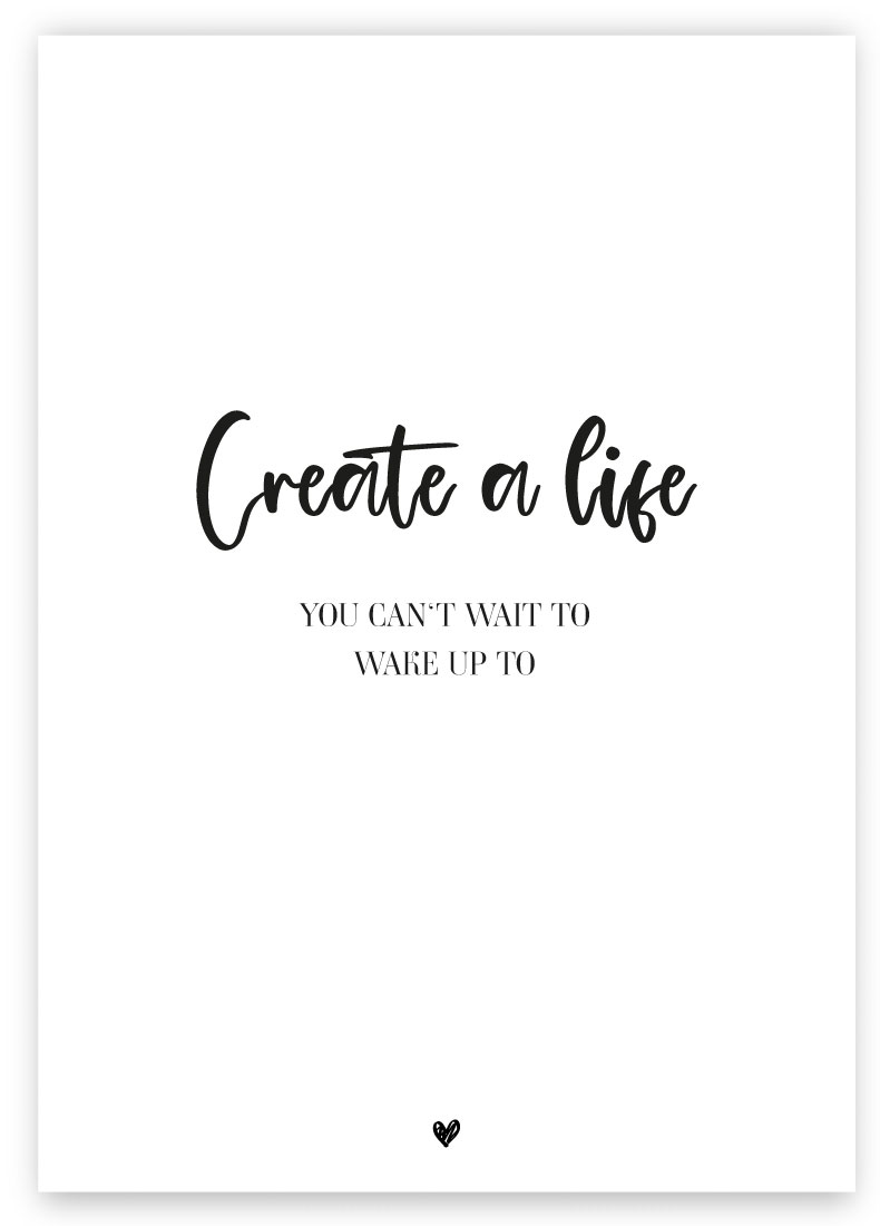 Donari Postkarte create a life