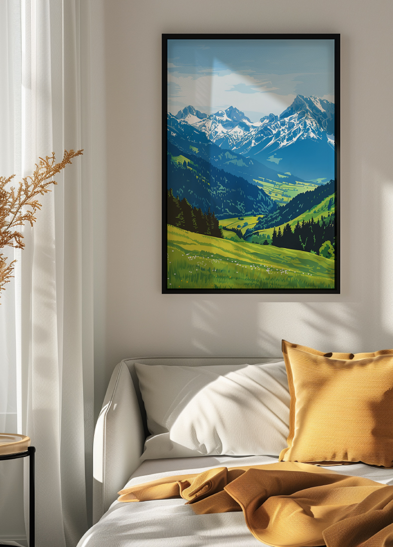 Poster | "Berglandschaft Allgäu" (Szene 2)