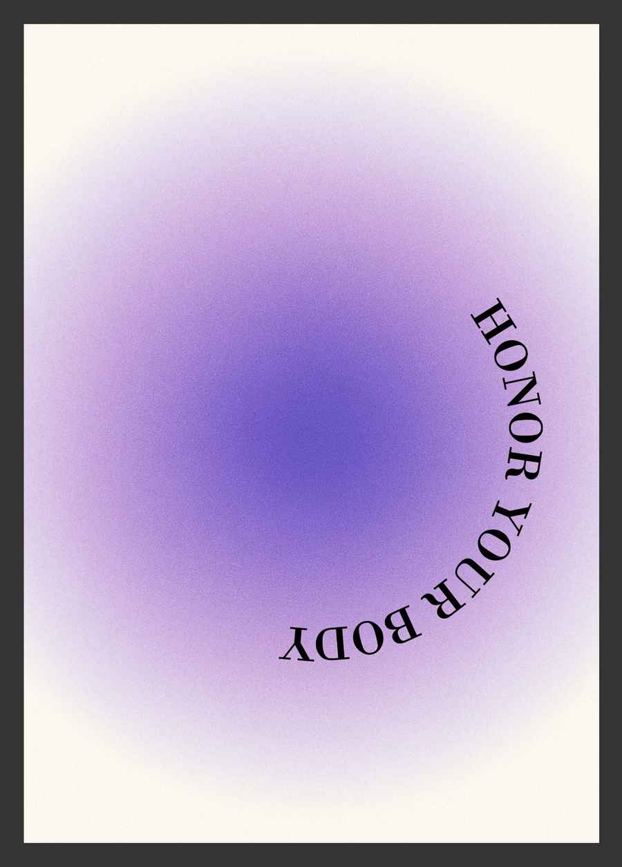 Honor Your Body Poster