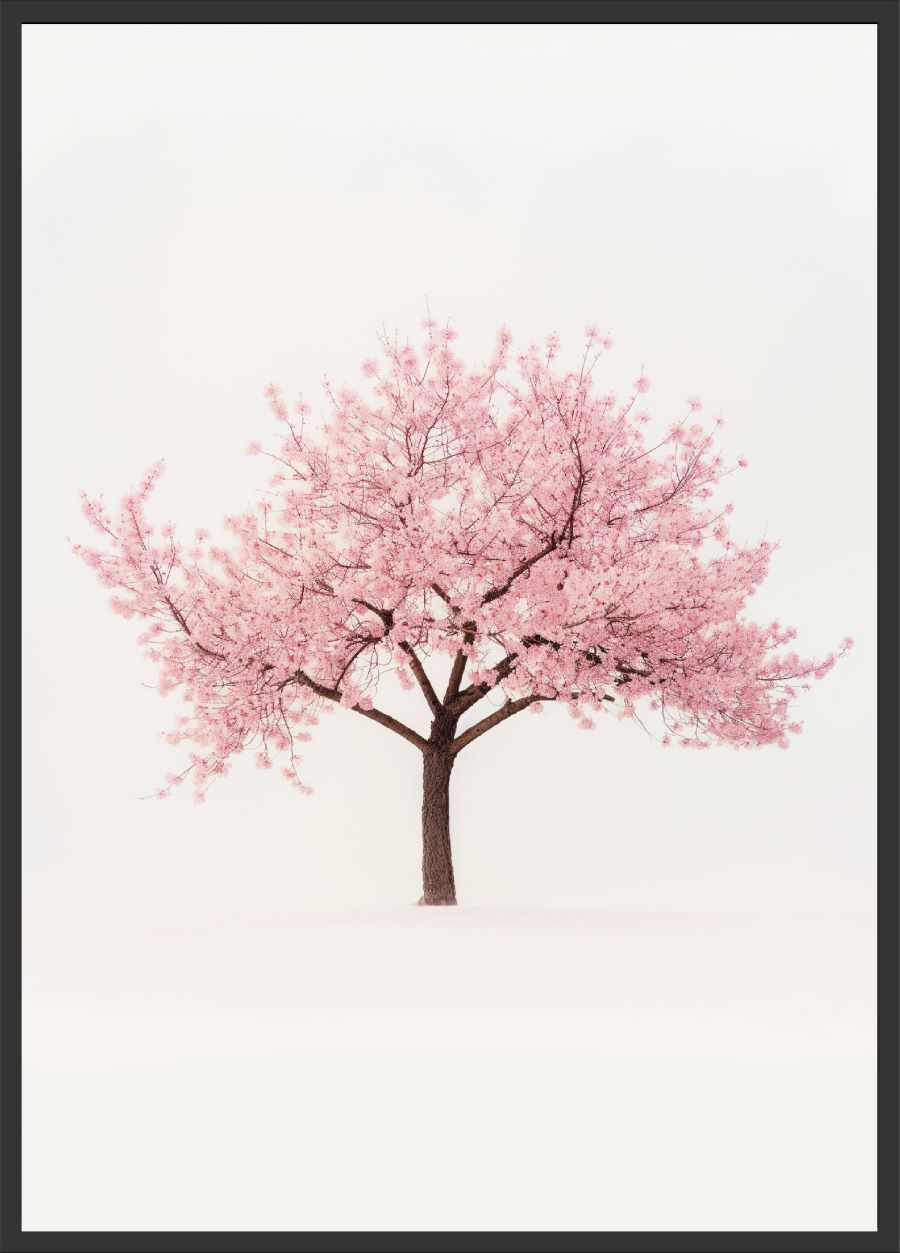 Poster | "Japanisches Kirschblüten"  (Rahmen)
