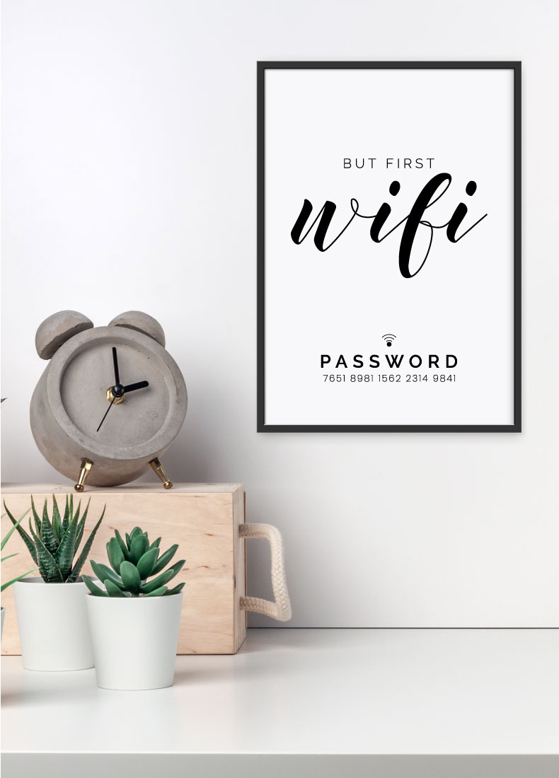 WIFI Poster anpassbar 