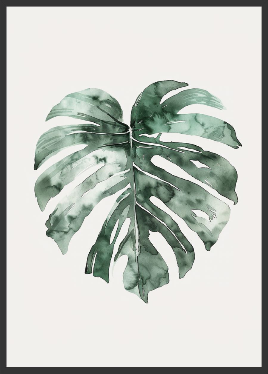 Poster | "Monstera Palme" (Rahmen)