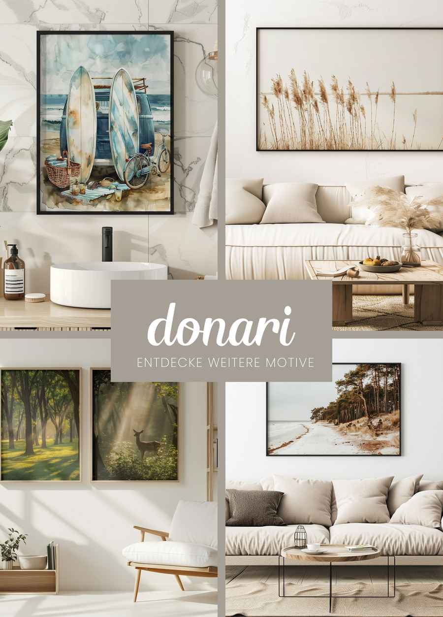 Shiba Inu Poster Set für dein Wohnzimmer Donari 1