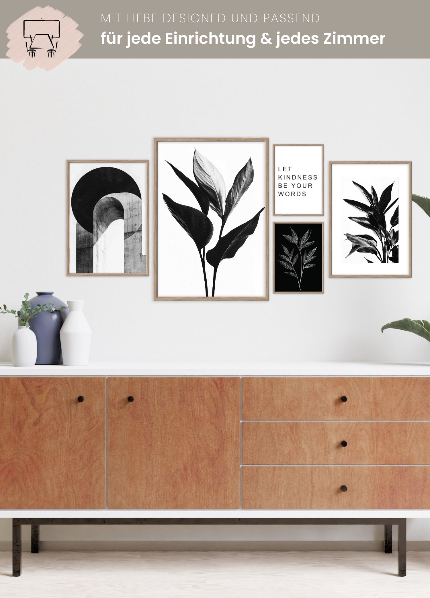 "Botanische Harmonien" | Poster Set (Szene 4)