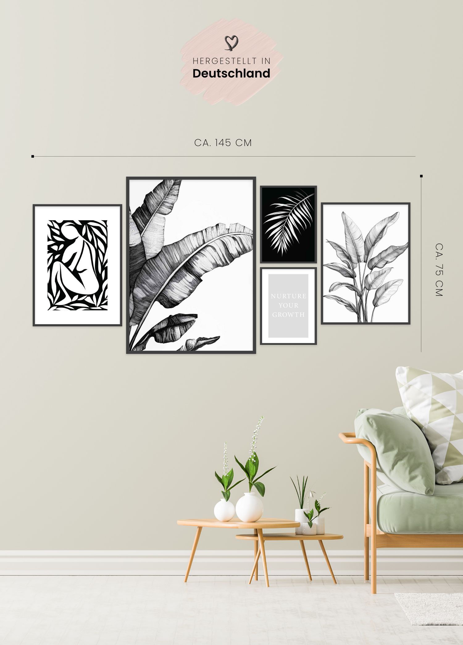 "Botanische Klarheit" | Poster Set (Szene 3)