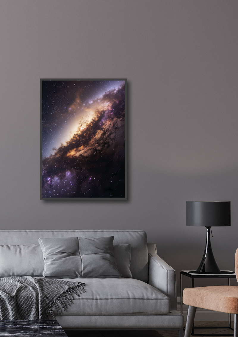 Poster | "Gigantische Galaxie im Universum" (Szene 1)