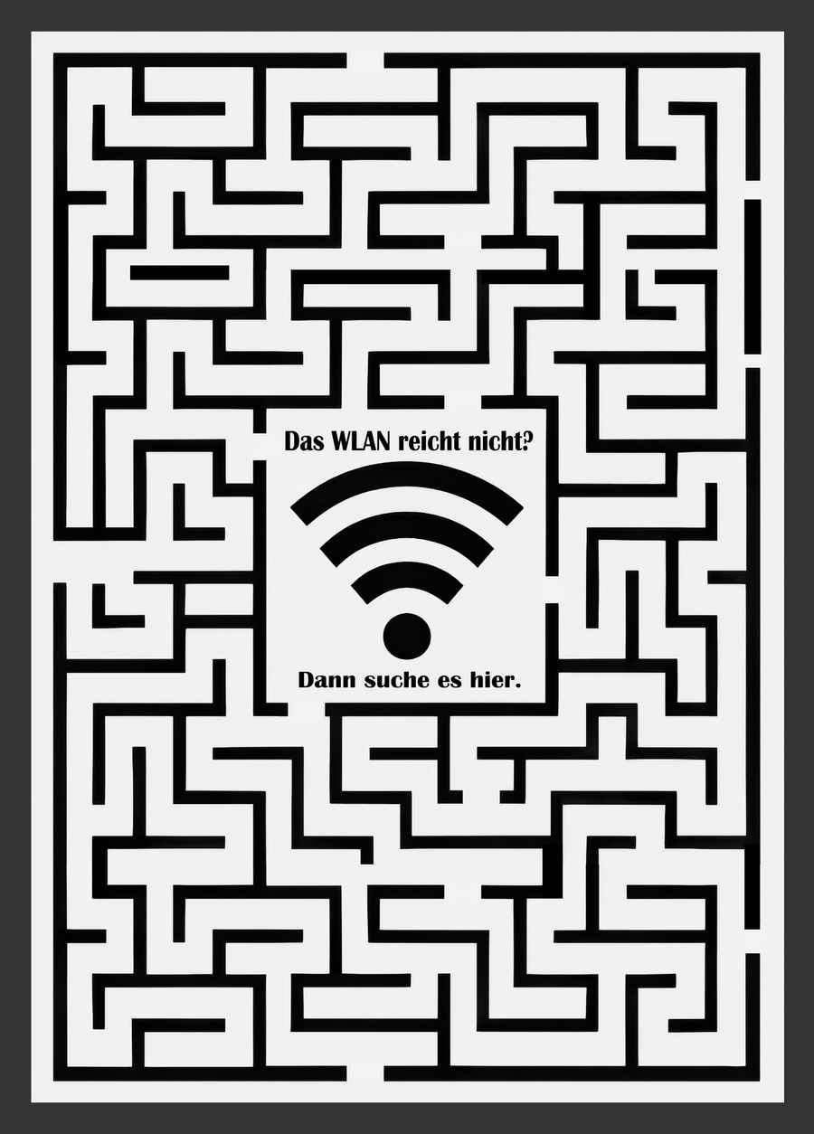 WLAN verloren? Poster
