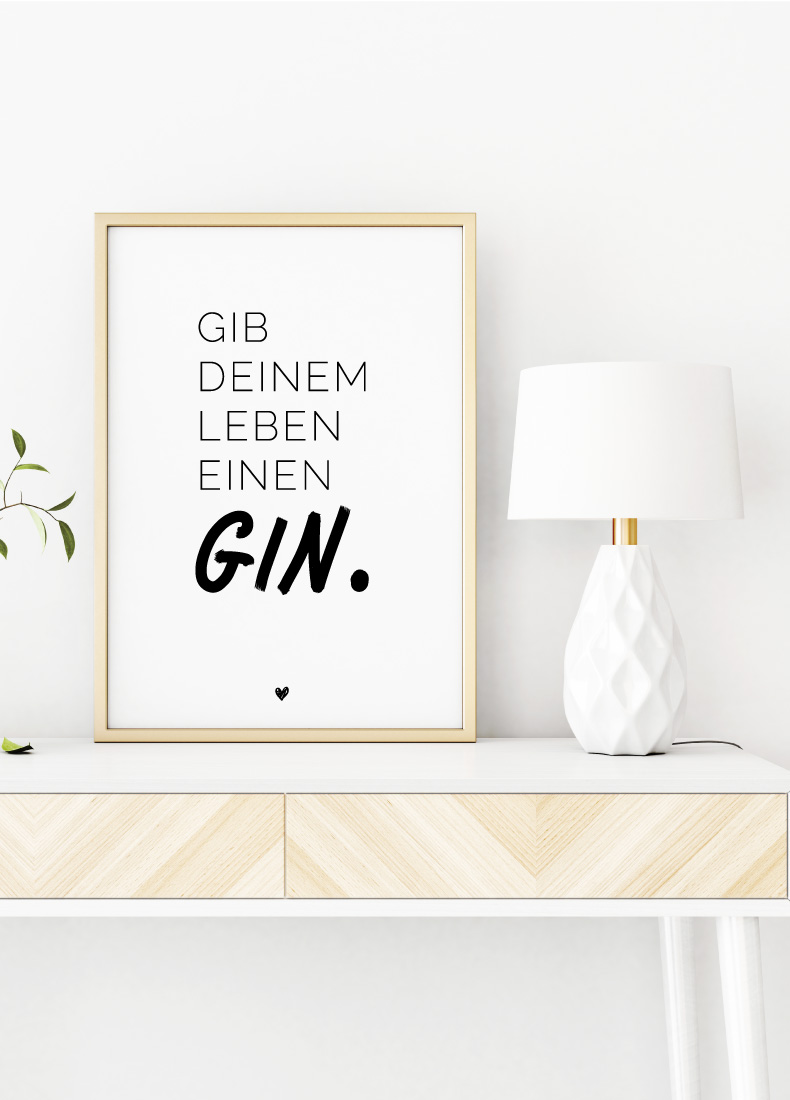 Gin Geschenk zum aufhängen