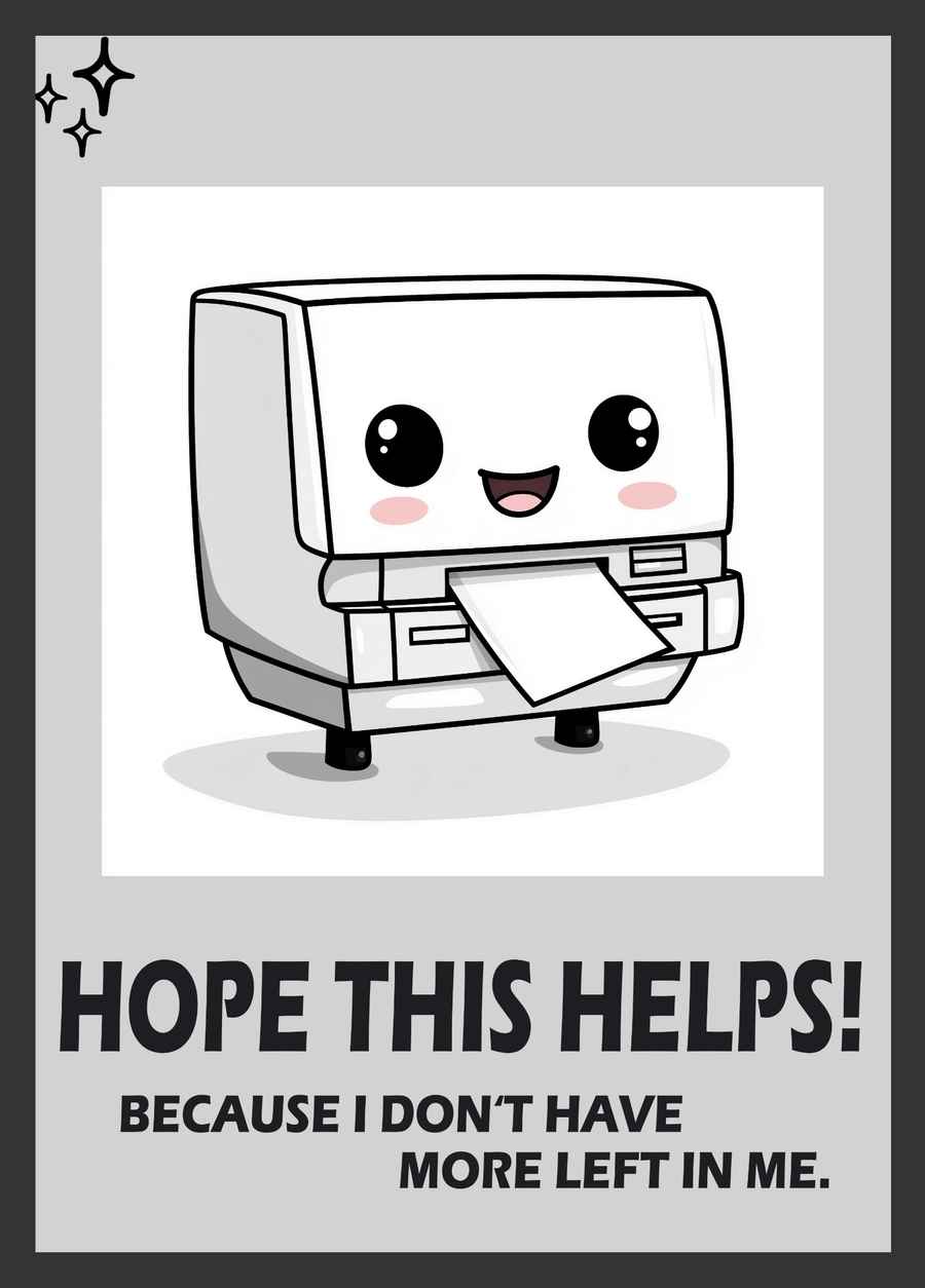 Hope This Helps – No More Left in Me Poster