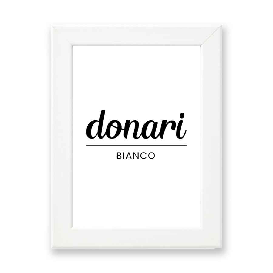 Donari Bianco Bilderrahmen Weiß 13x18 cm