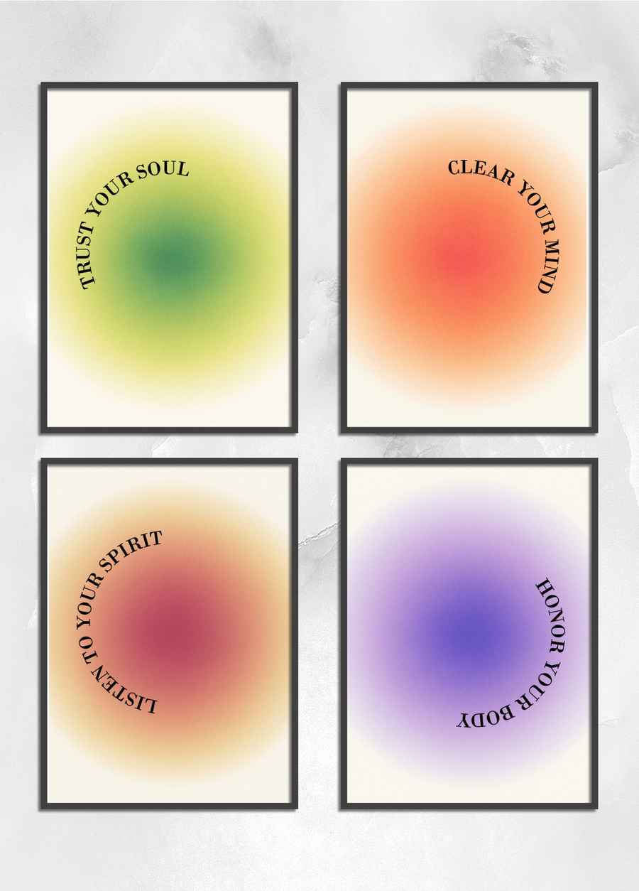 Soul Balance 4er Poster Set