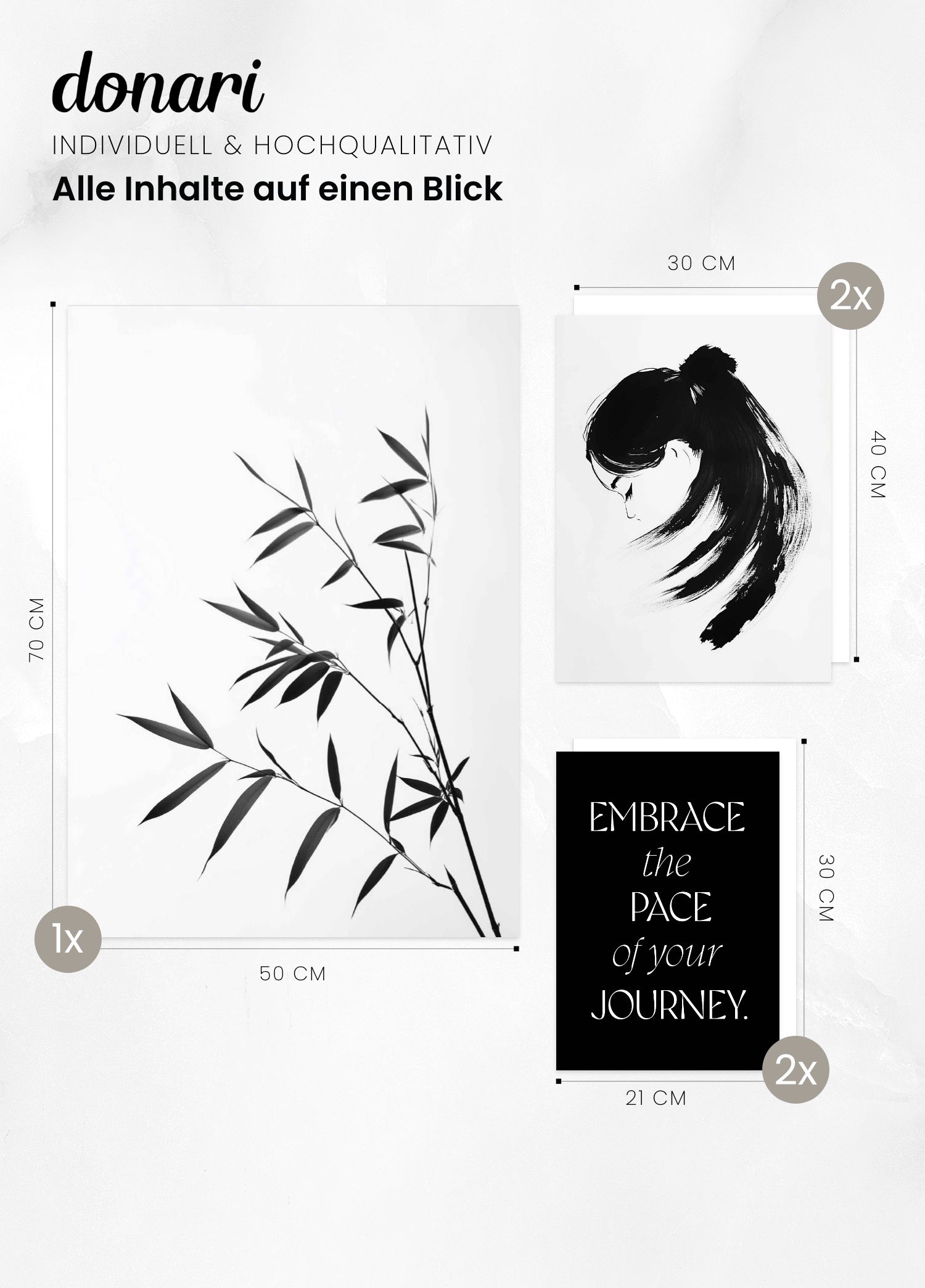 "Harmonie der Natur" | Poster Set (Szene 2)