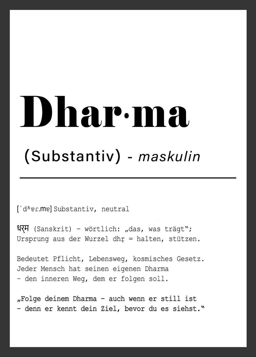 Dharma Poster
