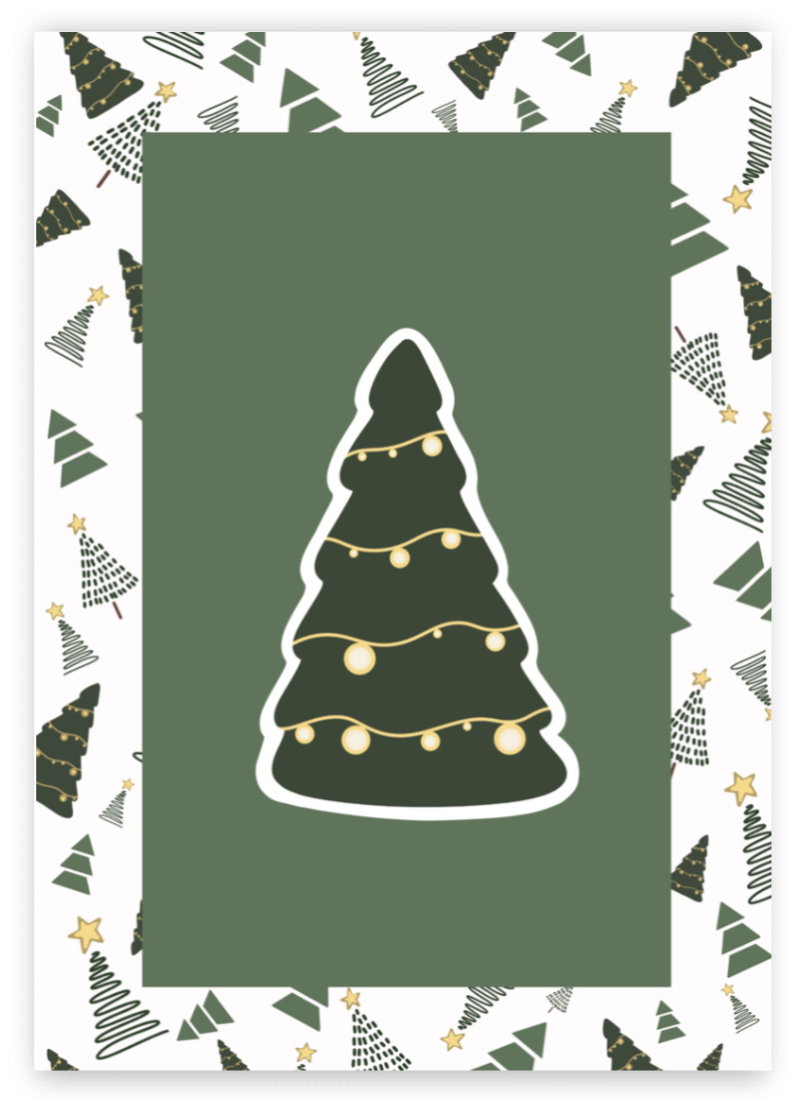 Weihnachtsbaum - Vorderseite 