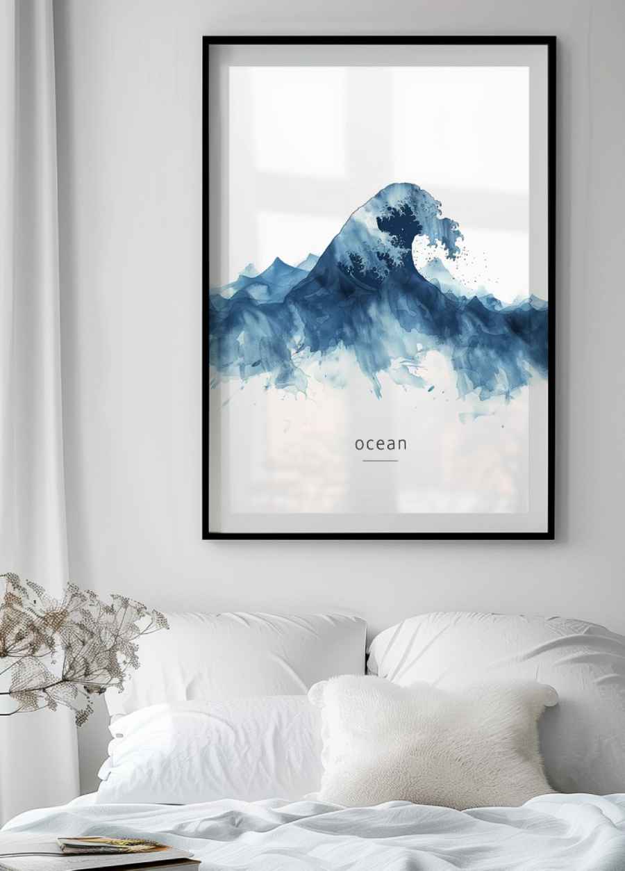 Ozean Illustration Schlafzimmer